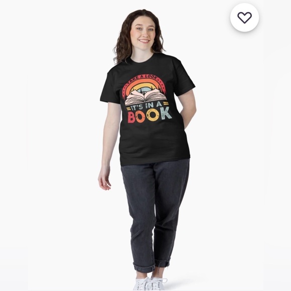 The Reading Rainbow Black Graphic T-Shirt - Picture 3 of 3